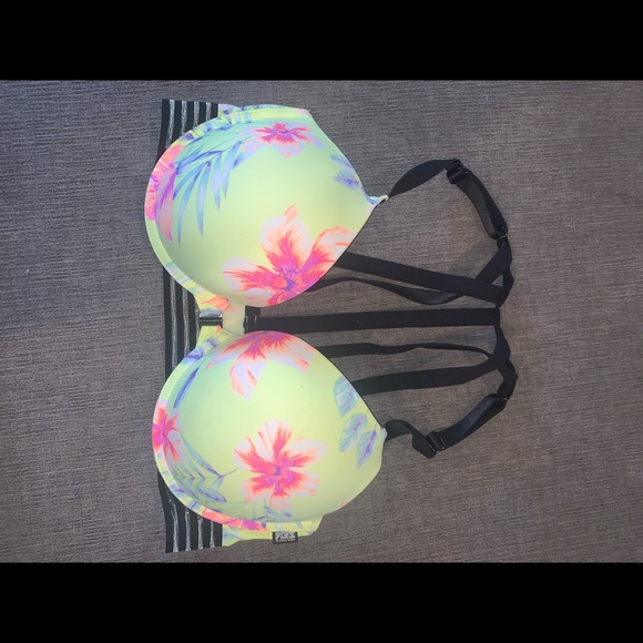Summer PINK push-up bra - Picture 1 of 3
